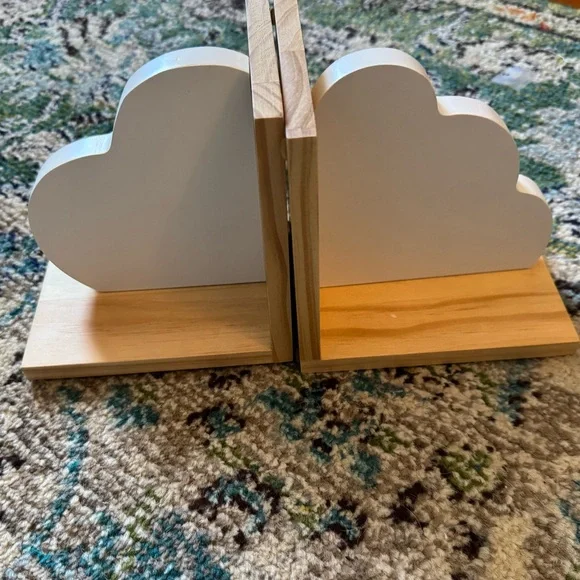 Cloud Island - Cloud Bookend Set of 2 EUC - Picture 2 of 4
